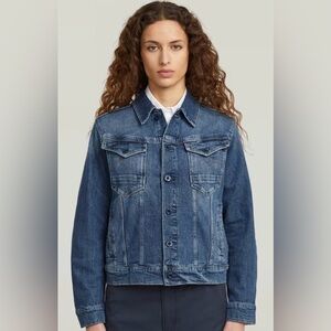 NWT G-Star Raw Arc 3D Denim Jean Jacket Stretch Denim Large